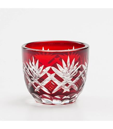 Amazon.co.jp: 切子 お猪口 おちょこ 日本酒 冷酒 お酒 ガラス 切子